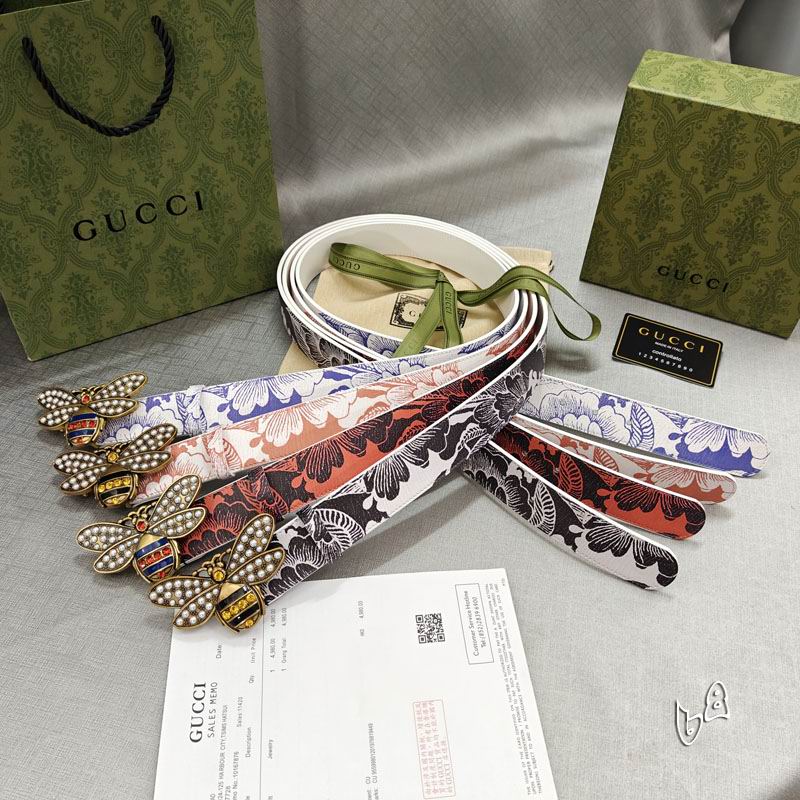 Gucci belt 35mmX80-125cm lb03